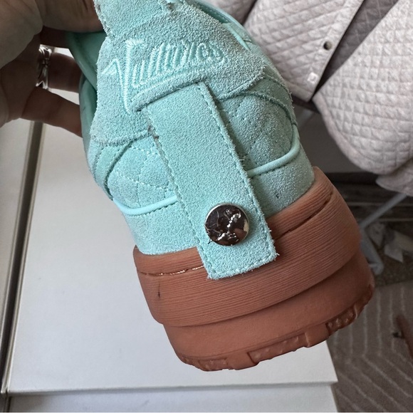Sia Collective Vulture Tiffany Blue Suede Sneakers - Picture 2 of 11